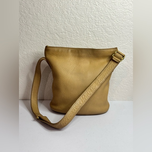 COACH Vintage Sonoma Tan Leather Bucket Crossbody Bag 4907 - Picture 1 of 11